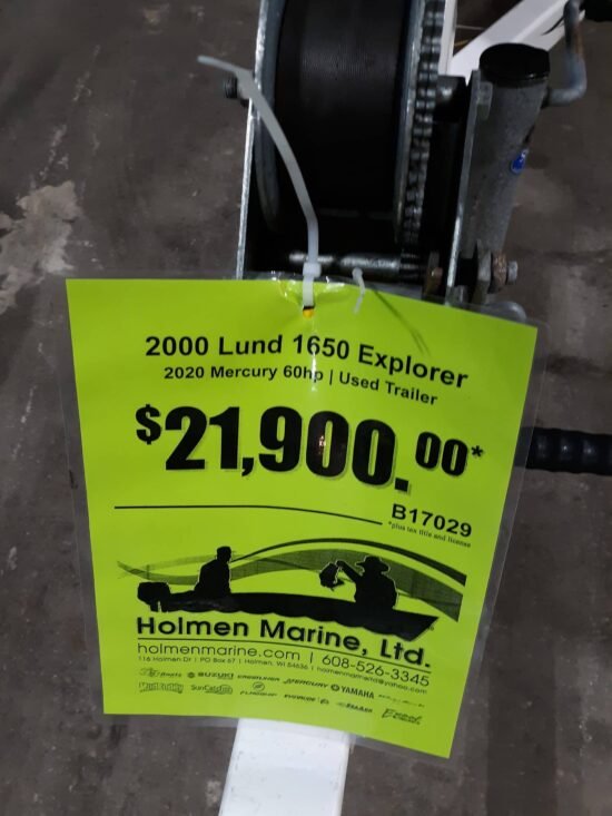 2000 Lund 1650 Explorer SS (B17029) - Image 9